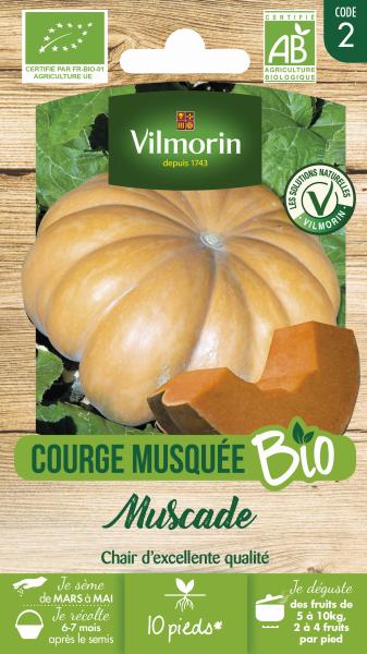 Potagères - Courge Musquée Muscade - BIO - PACKAGING_RECTO